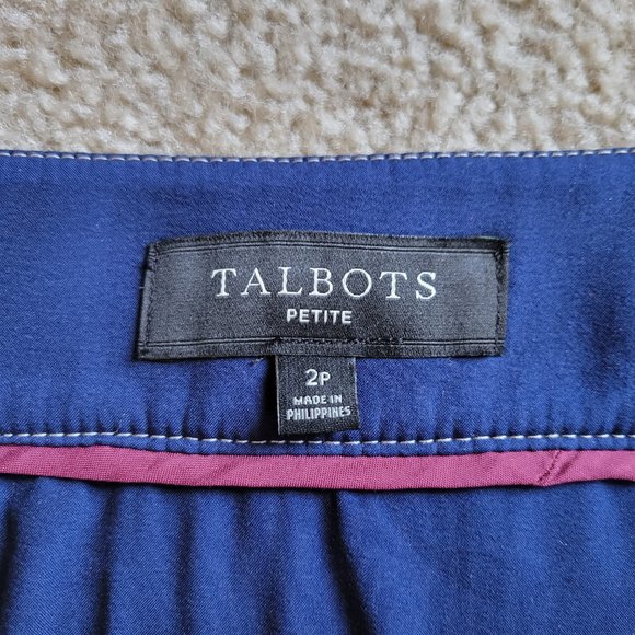 NWOT Talbots wool-blend houndstooth button skirt 19" long - Picture 9 of 9